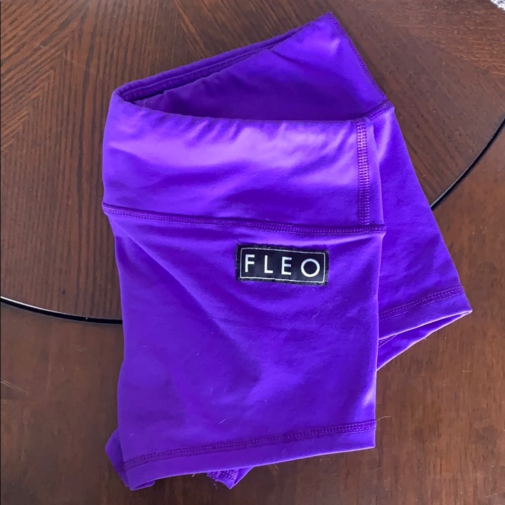 FLEO purple shorts